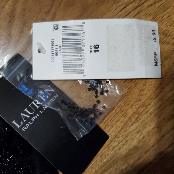 Lauren Ralph Beaded Sleeveless Cocktail Dress Fringe Beaded Embroidery Womens 16 - Picture 6 of 16